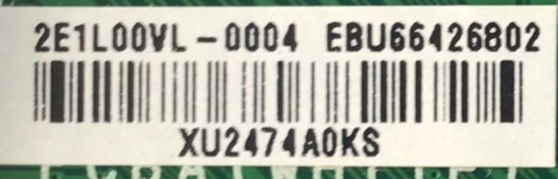 MAIN PARA SMART TV / NUMERO DE PARTE EBU66426802 / EAX69073303 / XU2474A0KS / 2E1L00VVL-0004 / MODELO 43UT672M0UC - Imagen 2